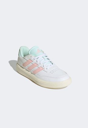 Tenis Lifestyle Blanco-Rosa-Verde adidas Sportswear Courtblock