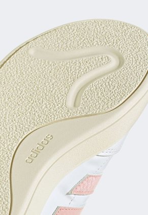 Tenis Lifestyle Blanco-Rosa-Verde adidas Sportswear Courtblock