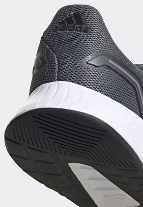 Tenis Running Gris-Blanco adidas Performance Run Falcon 2.0