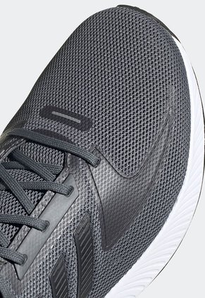 Tenis Running Gris-Blanco adidas Performance Run Falcon 2.0