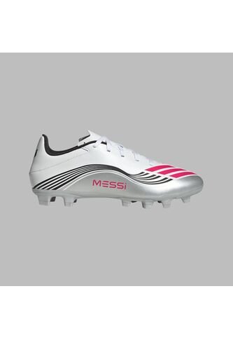 Guayos Adidas Hombre F50 Messi Club FG/MG -  Plateado adidas Performance