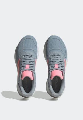 Tenis Running Gris-Blanco-Coral adidas Performance Duramo 10