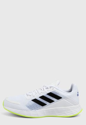 Tenis Running Blanco-Negro-Amarillo adidas Performance Duramo SL