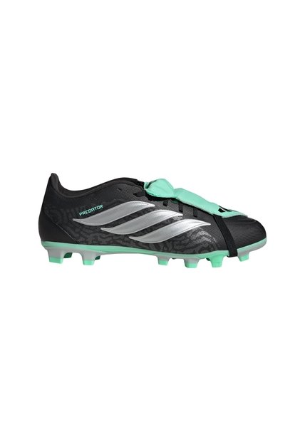 Guayos Negro Adidas Predator Club Lengüeta Plegable Terreno Firme/Multiterreno Negro