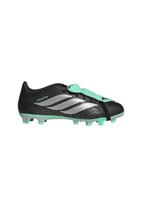 Guayos Negro Adidas Predator Club Lengüeta Plegable Terreno Firme/Multiterreno Negro