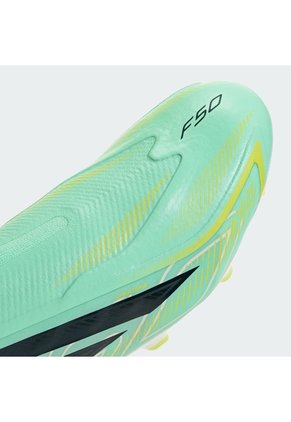 Guayos Verde Adidas F50 Hyperfast League Sin Cordones Terreno Firme Verde