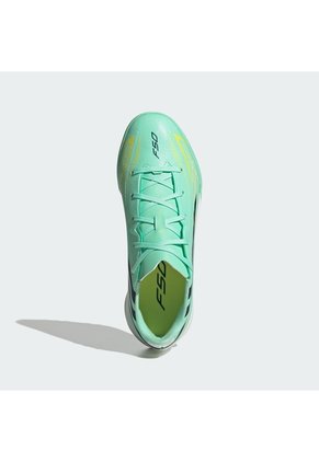 Guayos Rosado Adidas F50 Hyperfast League Pasto Artificial Niños Verde