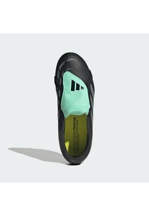Guayos Blanco Adidas Predator Club Lengüeta Plegable Terreno Firme/Multiterreno Niños Negro