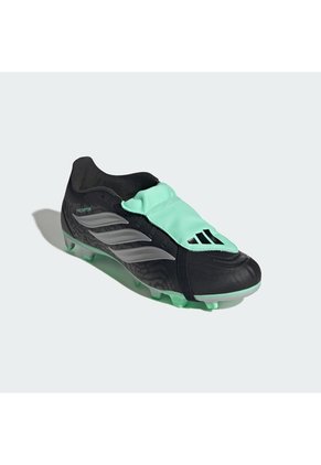 Guayos Negro Adidas Predator Club Lengüeta Plegable Terreno Firme/Multiterreno Negro