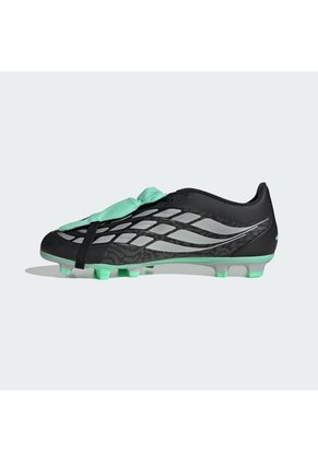 Guayos Negro Adidas Predator Club Lengüeta Plegable Terreno Firme/Multiterreno Negro