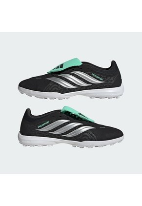 Guayos Negro Adidas Predator League Lengüeta Plegable Pasto Artificial Negro