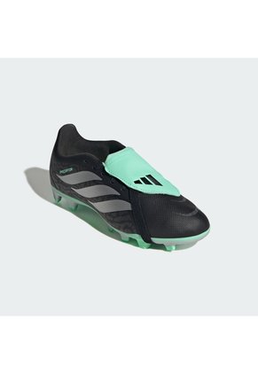 Guayos Blanco Adidas Predator Club Lengüeta Plegable Terreno Firme/Multiterreno Niños Negro