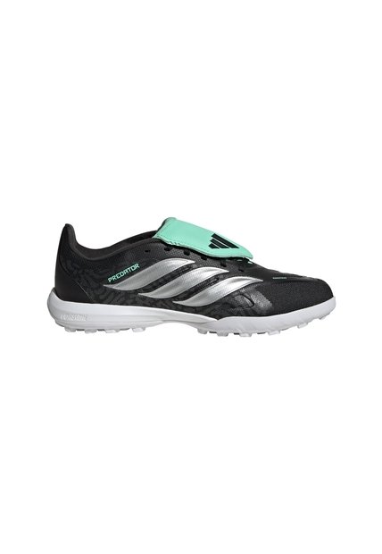 Guayos Negro Adidas Predator League Lengüeta Plegable Pasto Artificial Niños Negro