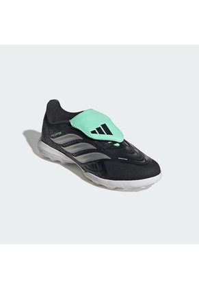 Guayos Negro Adidas Predator League Lengüeta Plegable Pasto Artificial Niños Negro