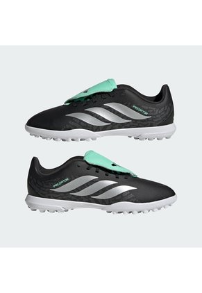 Guayos Negro Adidas Predator Club Lengüeta Plegable Pasto Artificial Niños Negro