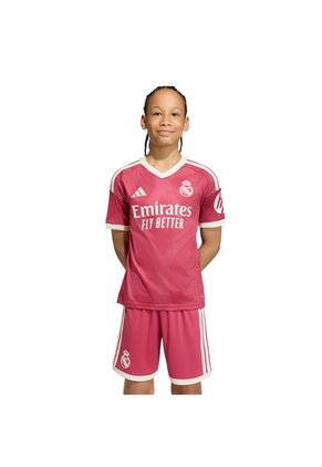 Camiseta Rosado Adidas Tercera Real Madrid 26/27 Niños Rosa