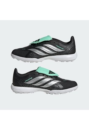Guayos Negro Adidas Predator League Lengüeta Plegable Pasto Artificial Niños Negro