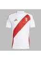 Camiseta Adidas Hombre Local Peru 24 - Blanco - Rojo de adidas Performance
