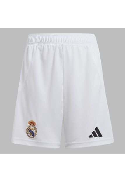 Shorts Adidas Kids Uniforme Local Real Madrid 24/25 - Blanco