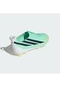 Guayos Blanco Adidas F50 Hyperfast League Sin Cordones Terreno Firme Niños Verde de adidas Performance