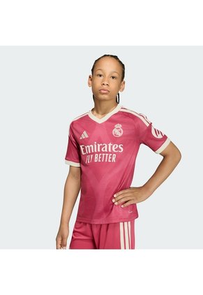 Camiseta Rosado Adidas Tercera Real Madrid 26/27 Niños Rosa