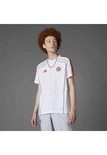 Adidas Performance Camiseta Adidas Hombre UBP FC Bayern- Blanco-Azul Camiseta