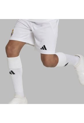 Shorts Adidas Kids Uniforme Local Real Madrid 24/25 - Blanco