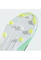 Guayos Blanco Adidas F50 Hyperfast League Sin Cordones Terreno Firme Niños Verde de adidas Performance
