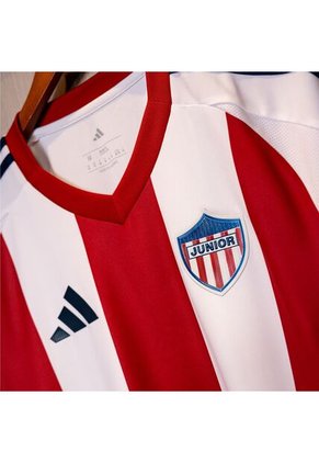 Adidas Performance Camiseta Adidas Hombre Local Junior De Barranquilla 2025 - Blanco - Rojo Camiseta