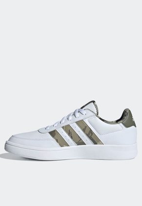 Tenis Lifestyle Blanco-Verde Oliva adidas Performance Breaknet 2.0