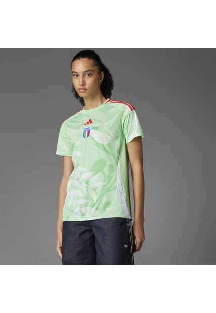 Adidas Performance Camiseta Adidas Mujer Visitante Italia 25 (Equipo Femenino)-Verde Camiseta