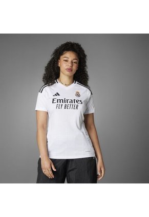 Camiseta Adidas Mujer Local Real Madrid 24/25-Blanco