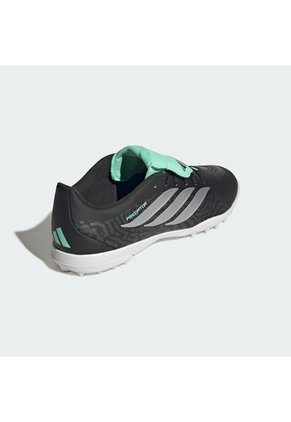 Guayos Negro Adidas Predator Club Lengüeta Plegable Pasto Artificial Negro