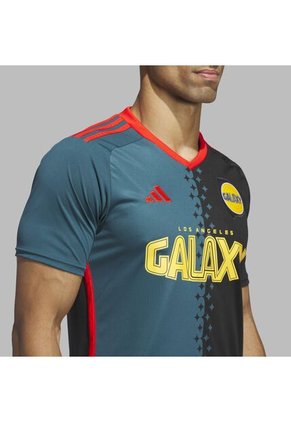 Camiseta Adidas Hombre LA Galaxy - Negro-Azul