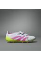 Adidas Performance Guayos Adidas Unisex Predator Elite Con Lengüeta Plegable Para Terreno Firme-Blanco-Rosado Guayos de adidas Performance
