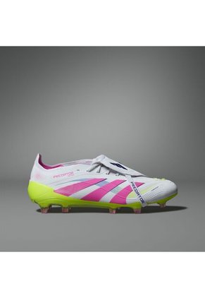 Adidas Performance Guayos Adidas Unisex Predator Elite Con Lengüeta Plegable Para Terreno Firme-Blanco-Rosado Guayos