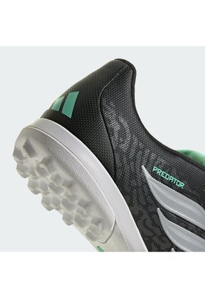 Guayos Negro Adidas Predator Club Lengüeta Plegable Pasto Artificial Negro