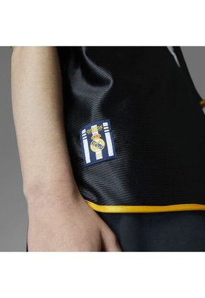 Adidas Performance Camiseta Adidas Hombre Visitante Real Madrid 99/00 -Negro-Amarillo Camiseta