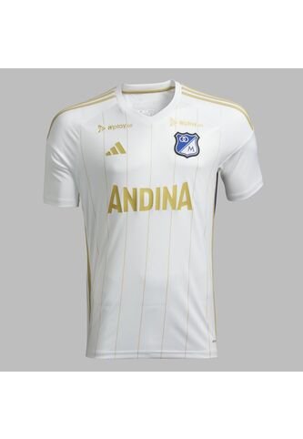 Camiseta Adidas Hombre Visitante Millonarios 2024 - Blanco adidas Performance