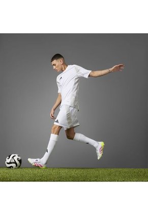 Adidas Performance Guayos Adidas Unisex Predator Elite Con Lengüeta Plegable Para Terreno Firme-Blanco-Rosado Guayos