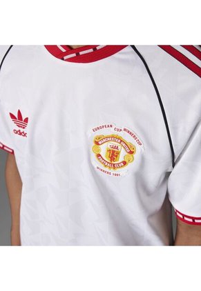 Adidas Performance Camiseta Adidas Hombre Visitante Manchester United 91  - Blanco Camiseta