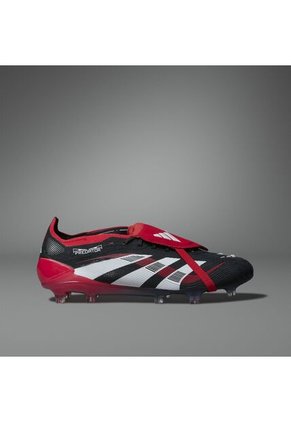 Adidas Performance Guayos Adidas Hombre Predator Elite Fold-Over Tongue BWR Césped Natural Seco-Negro-Rojo Guayos