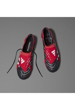 Adidas Performance Guayos Adidas Hombre Predator Elite Fold-Over Tongue BWR Césped Natural Seco-Negro-Rojo Guayos