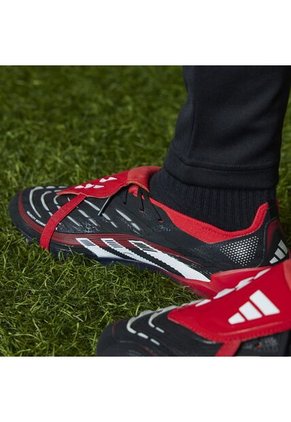 Adidas Performance Guayos Adidas Hombre Predator Elite Fold-Over Tongue BWR Césped Natural Seco-Negro-Rojo Guayos