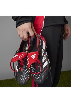 Adidas Performance Guayos Adidas Hombre Predator Elite Fold-Over Tongue BWR Césped Natural Seco-Negro-Rojo Guayos