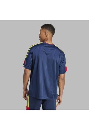 Camiseta Adidas Hombre M Tiro Ntpk Tee - Azul-Amarillo