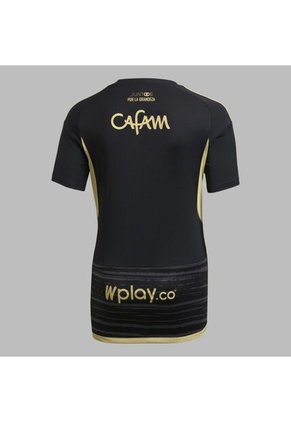 Camiseta Adidas Mujer 3ra Millonarios 2024 - Negro-Dorado