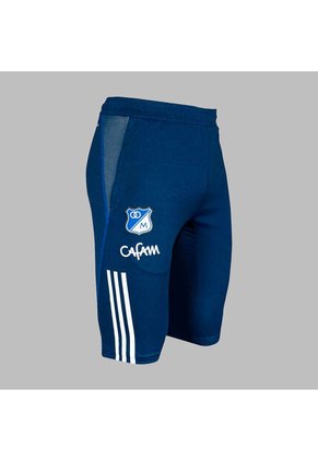Pantaloneta Adidas Hombre Millonarios Entrenamiento - Azul