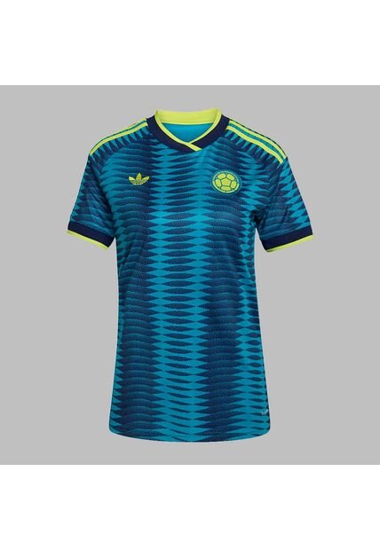 Camiseta Adidas Mujer Visitante Selección Colombia 26 - Azul