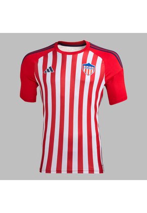 Camiseta Adidas Kids Local Junior Fc 2024-Rojo-Blanco